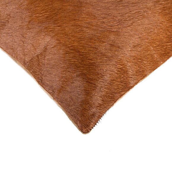 Natural Home Decor Torino Cowhide Pillow | 2-Piece | Brown | 18"x18" - Picture 2 of 2
